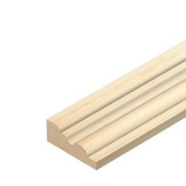 Product image for Cheshire Decorative Profile Panel Moulding Pine 9x28x2400mm