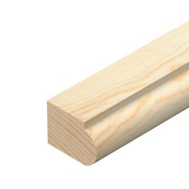 Product image for Cheshire Glass Staff Bead Pine 15x21x2400mm