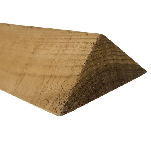 Image of Treated Green Arris Rail 75mm x 2.4m (3") FSC®
