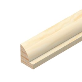 Product image for Cheshire Ovolo Glass Bead Pine 12x15x2400mm