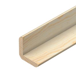 Product image for Cheshire Angle Cushion Corner Moulding Pine 30x30x2400mm