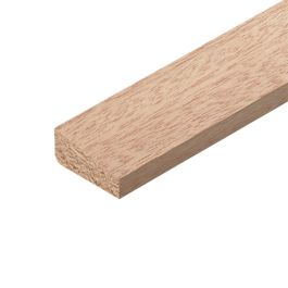 Product image for Cheshire Chamfered Glass Bead Red Hardwood 12x27x2400mm