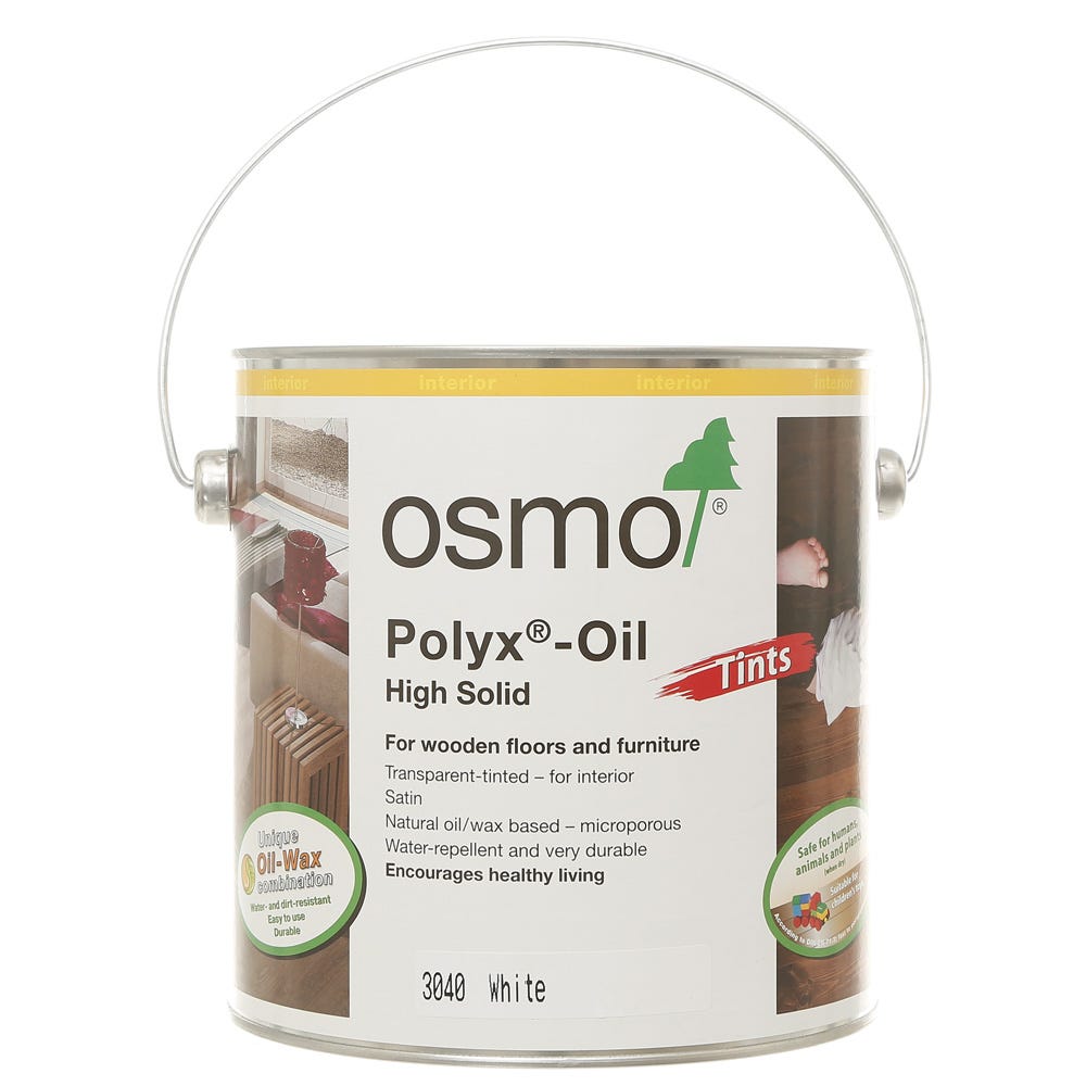 Product image for Osmo Polyx Hardwax Oil Tint White 2.5L