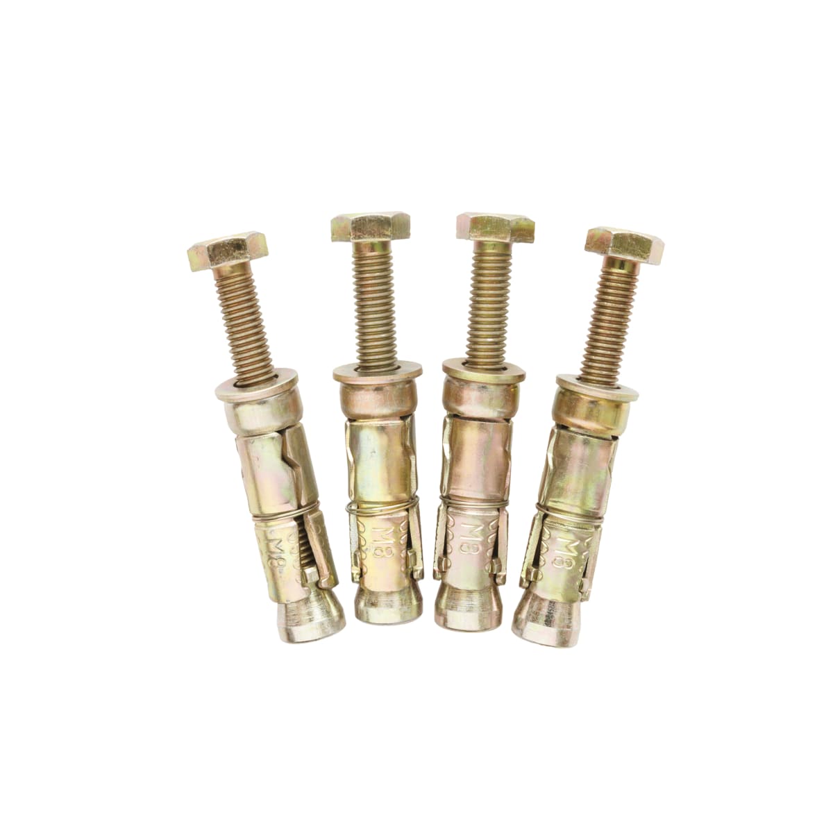 Product image for Grange Fencing Metpost Anchor Bolts M8 X 65mm Pack Of 4