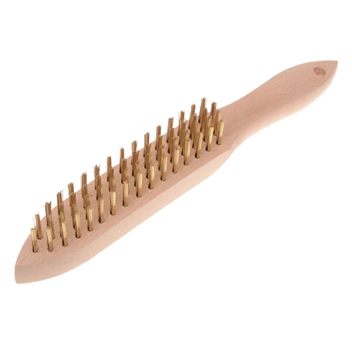 Product image for Faithfull Brass Wire Scratch Brush