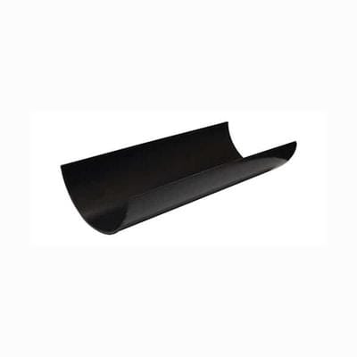 Image of FloPlast White Half round Gutter length (L)2m (Dia)112mm