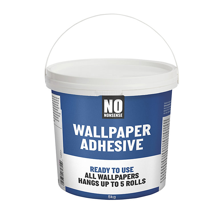 Product image for No Nonsense Ready mixed Wallpaper Adhesive 5kg - 5 rolls