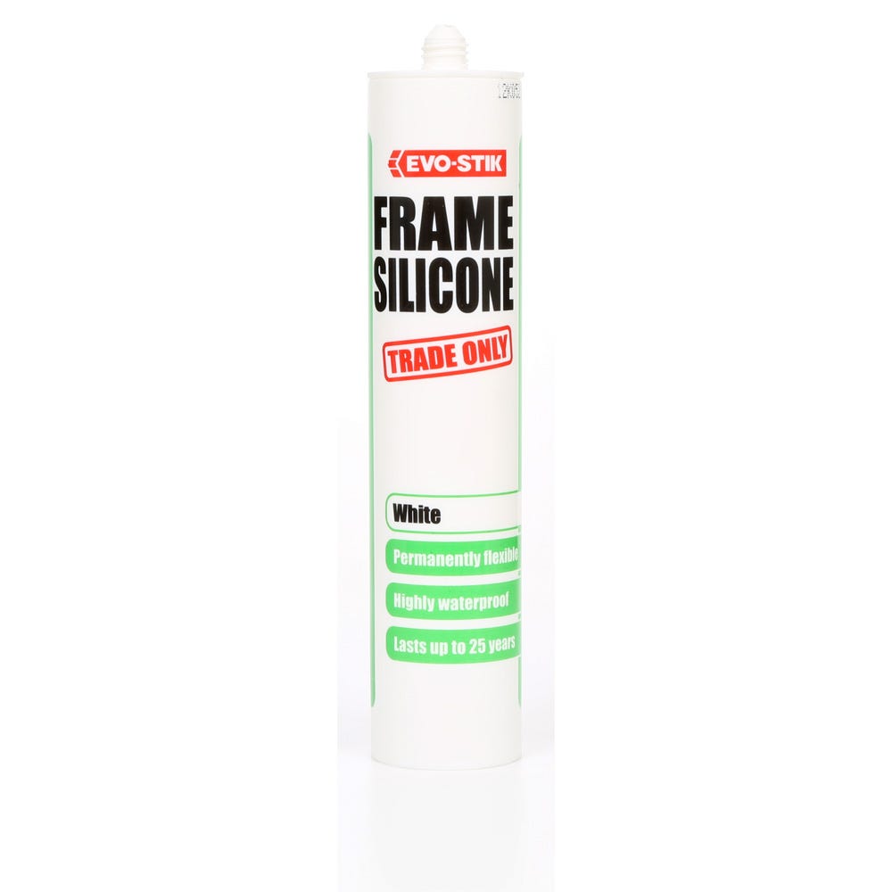 Product image for Evo-stik Frame Silicone Sealant White 290ml