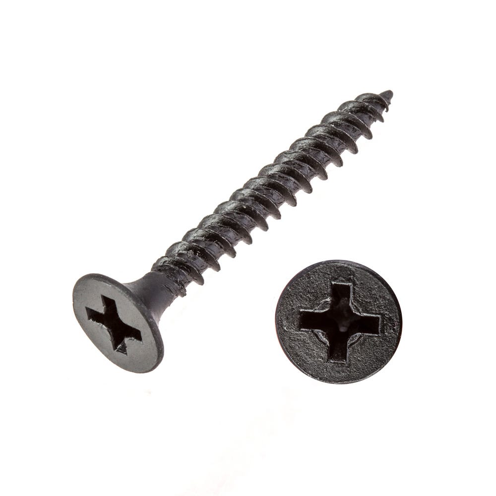 Product image for Speed Pro D2 3.5 X 25mm Black Phosphate Drywall Screws Box Of 1000