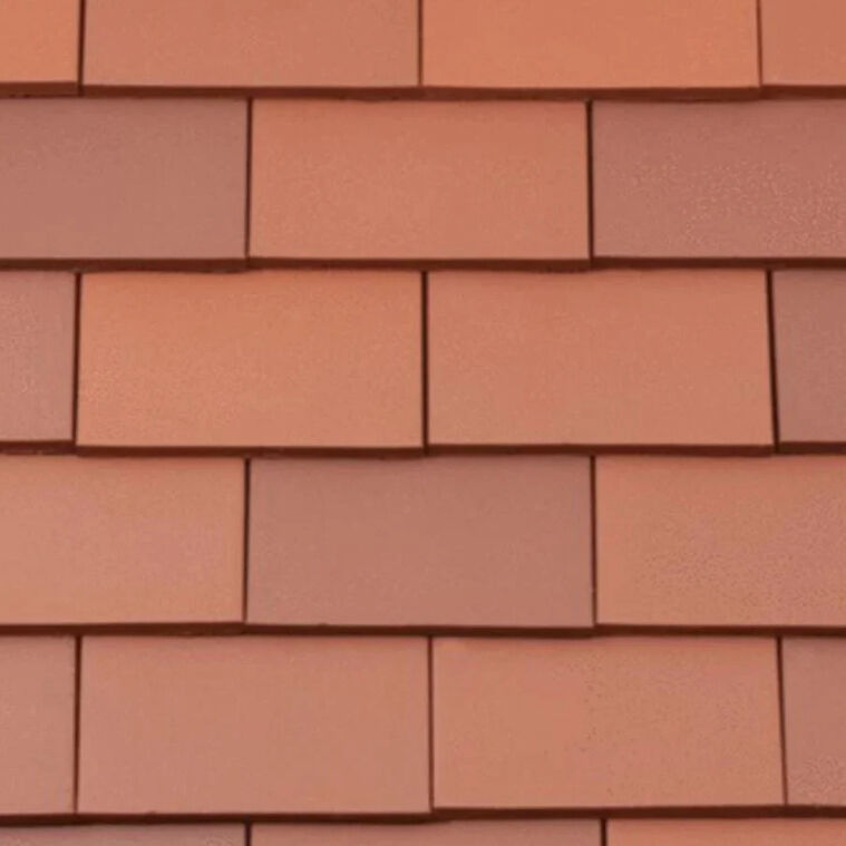 Image of Redland Rosemary Eave Roof Tile Clay 80 Red