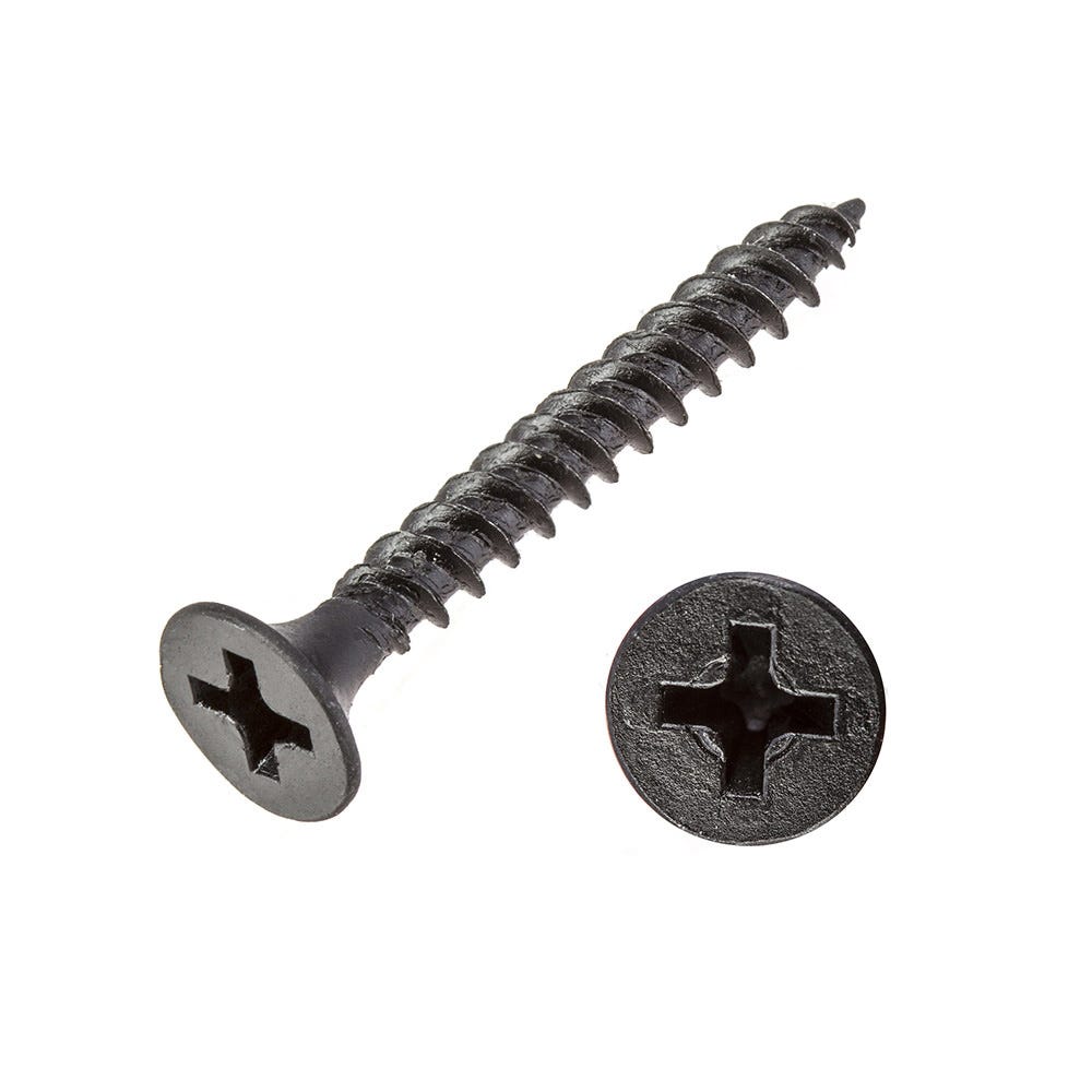 Product image for Speed Pro D2 3.5 X 25mm Black Phosphate Drywall Screws Box Of 200
