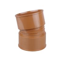 Product image for Osma UltraRib 15° Double Socket Bend 150mm
