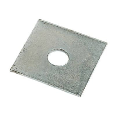Product image for Sabrefix M12 Square Plate Washers Galvanised DX275 50mm x 50mm 50 Pack