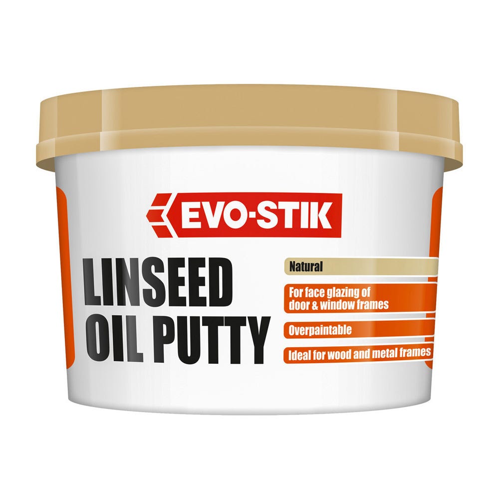 Product image for Evo-stik Linseed Oil Putty Natural 1kg