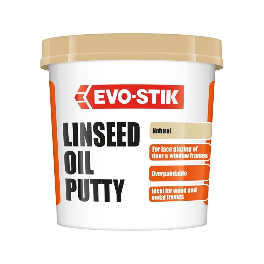 Product image for Evo-stik Linseed Oil Putty Natural 2kg