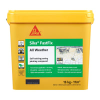Product image for Sika FastFix All Weather Paving Jointing Compound 15kg Charcoal