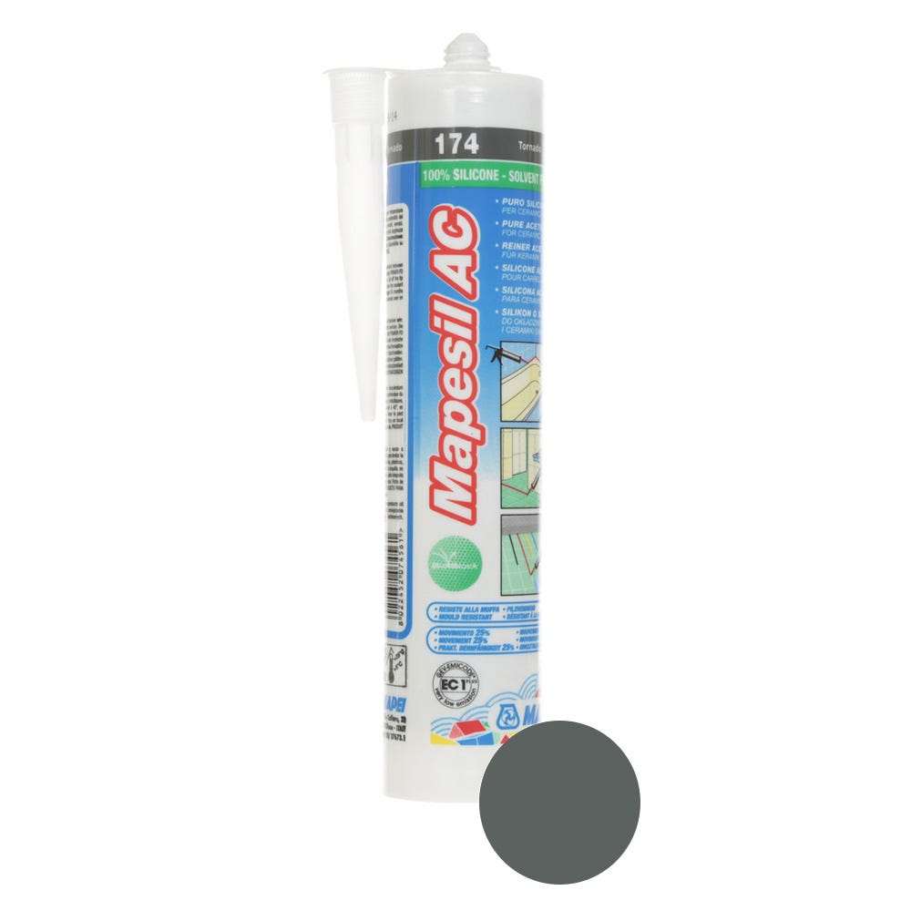 Product image for Mapei Mapesil AC Tornado (174) Silicone Sealant 310ml