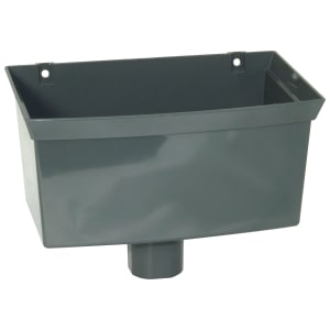 Product image for FloPlast Anthracite Grey Universal Rainwater Hopper