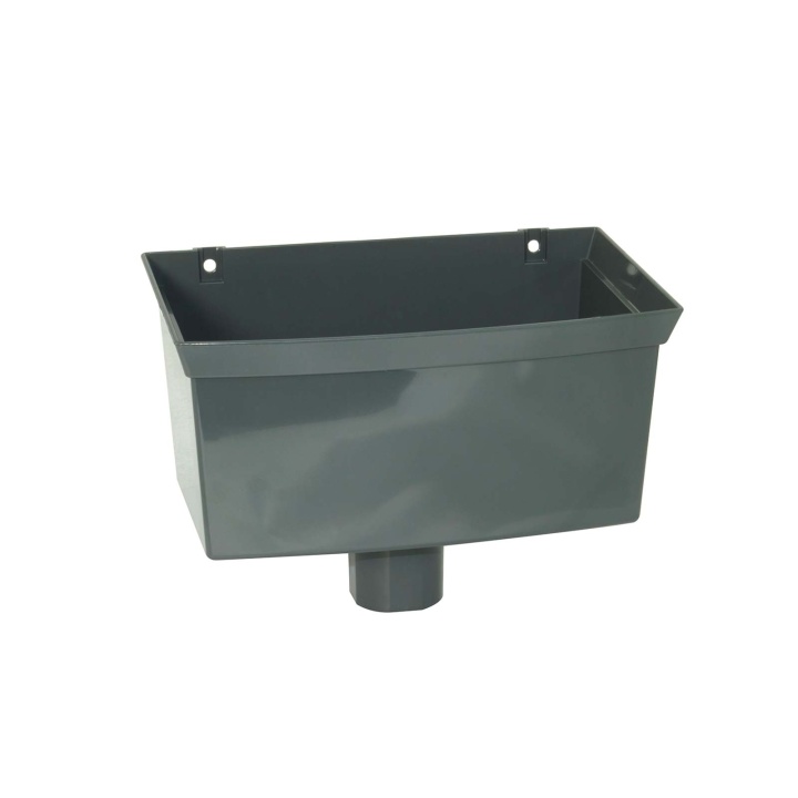 Product image for FloPlast Anthracite Grey Universal Rainwater Hopper