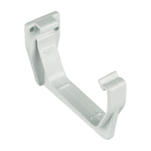 Product image for FloPlast White 114mm Square Line Gutter Fascia Bracket