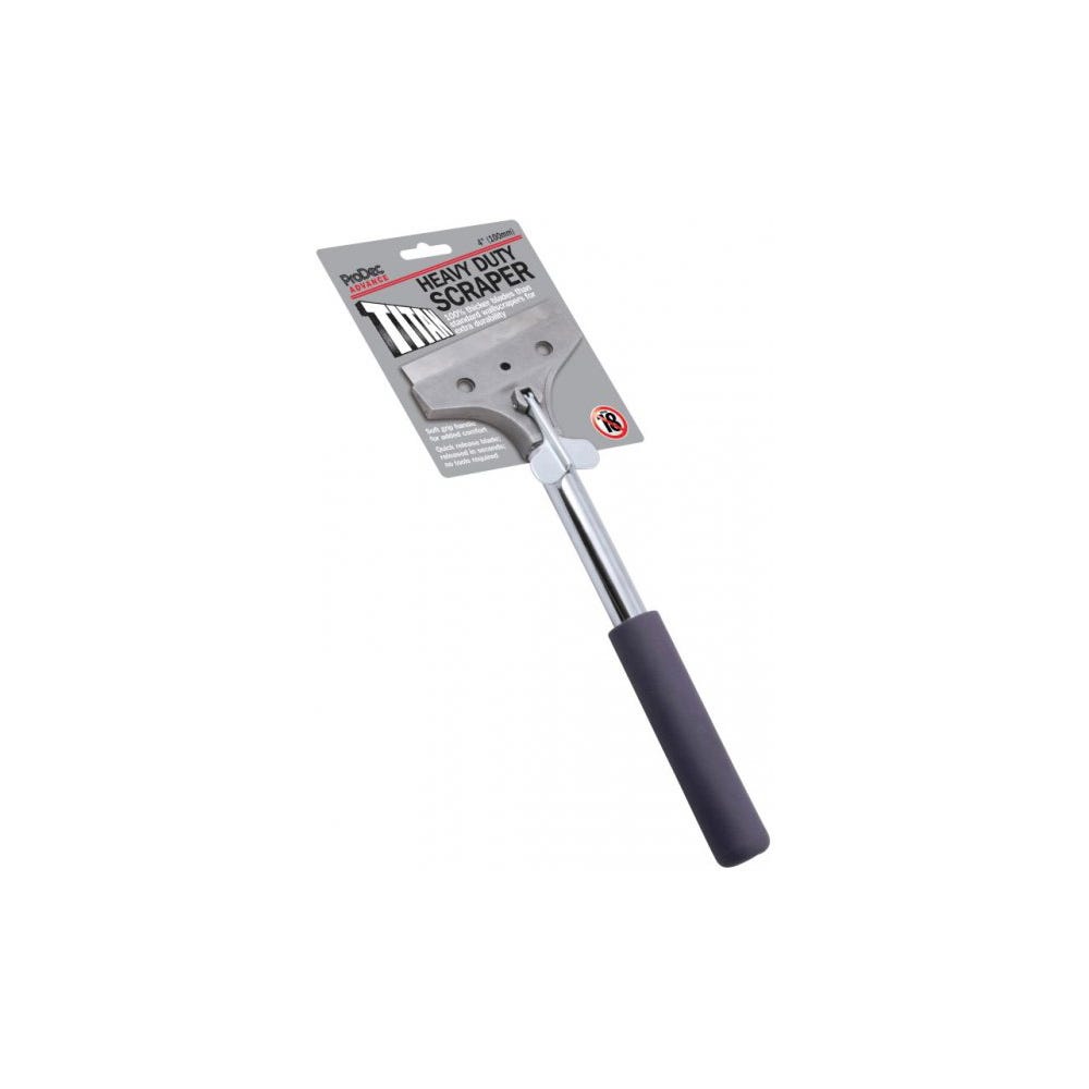 Product image for ProDec Advance 100mm Heavy Duty Scraper With Quick Release Blade Change