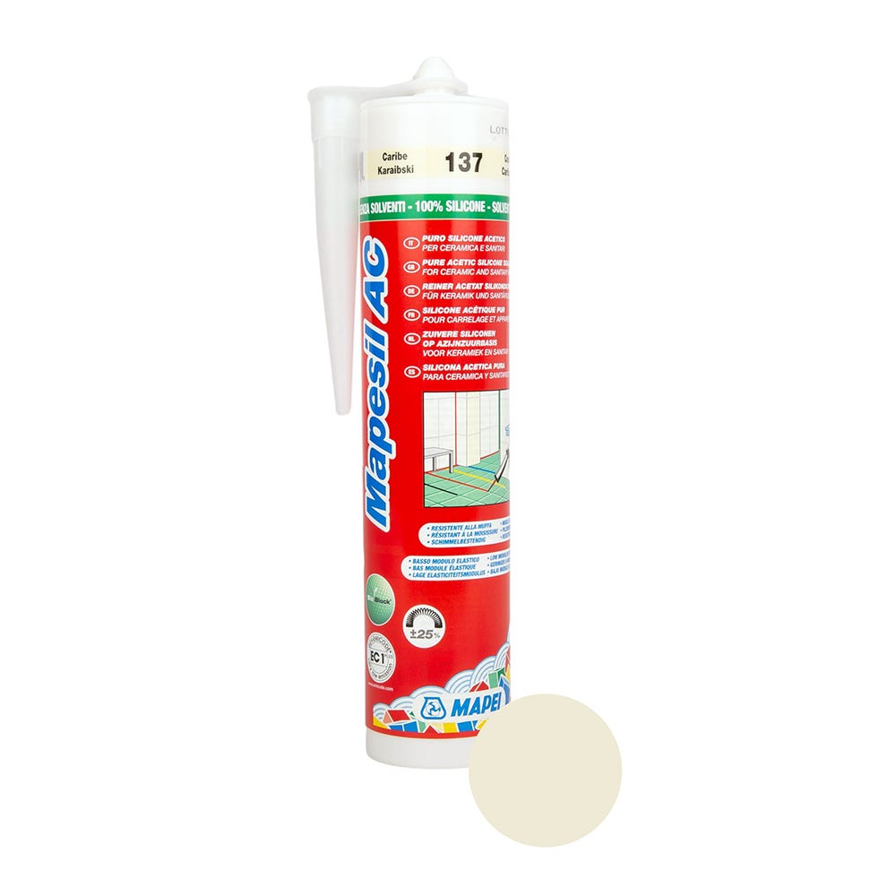 Product image for Mapei Mapesil AC Caribbean (137) Silicone Sealant 310ml