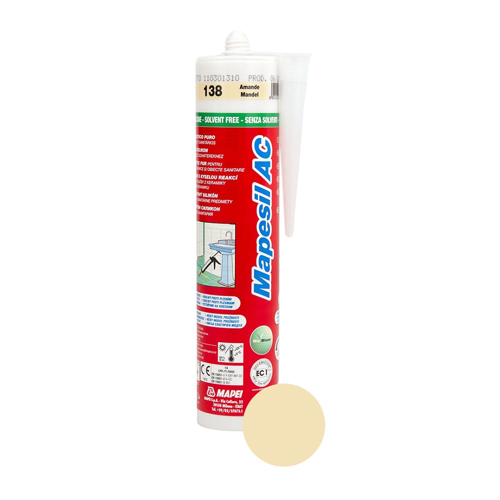Product image for Mapei Mapesil AC Almond (138) Silicone Sealant 310ml