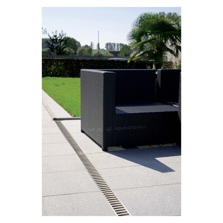 Image of ACO RainDrain 1m Channel with Galvanised Steel Grating