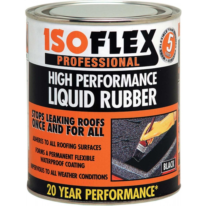 Product image for Isoflex Liquid Rubber Black 2.1 ltr