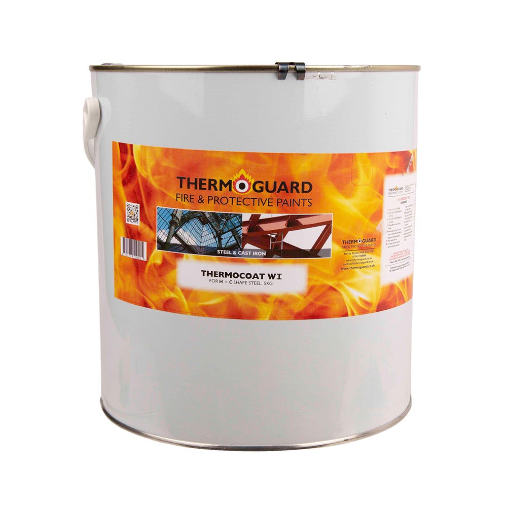 Product image for Thermoguard Thermocoat WI Steel Intumescent Paint 5kg