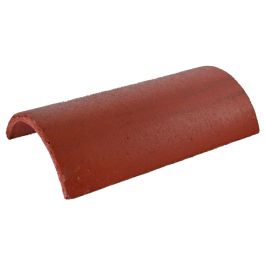 Image of Redland Half Round Ridge Rustic Red