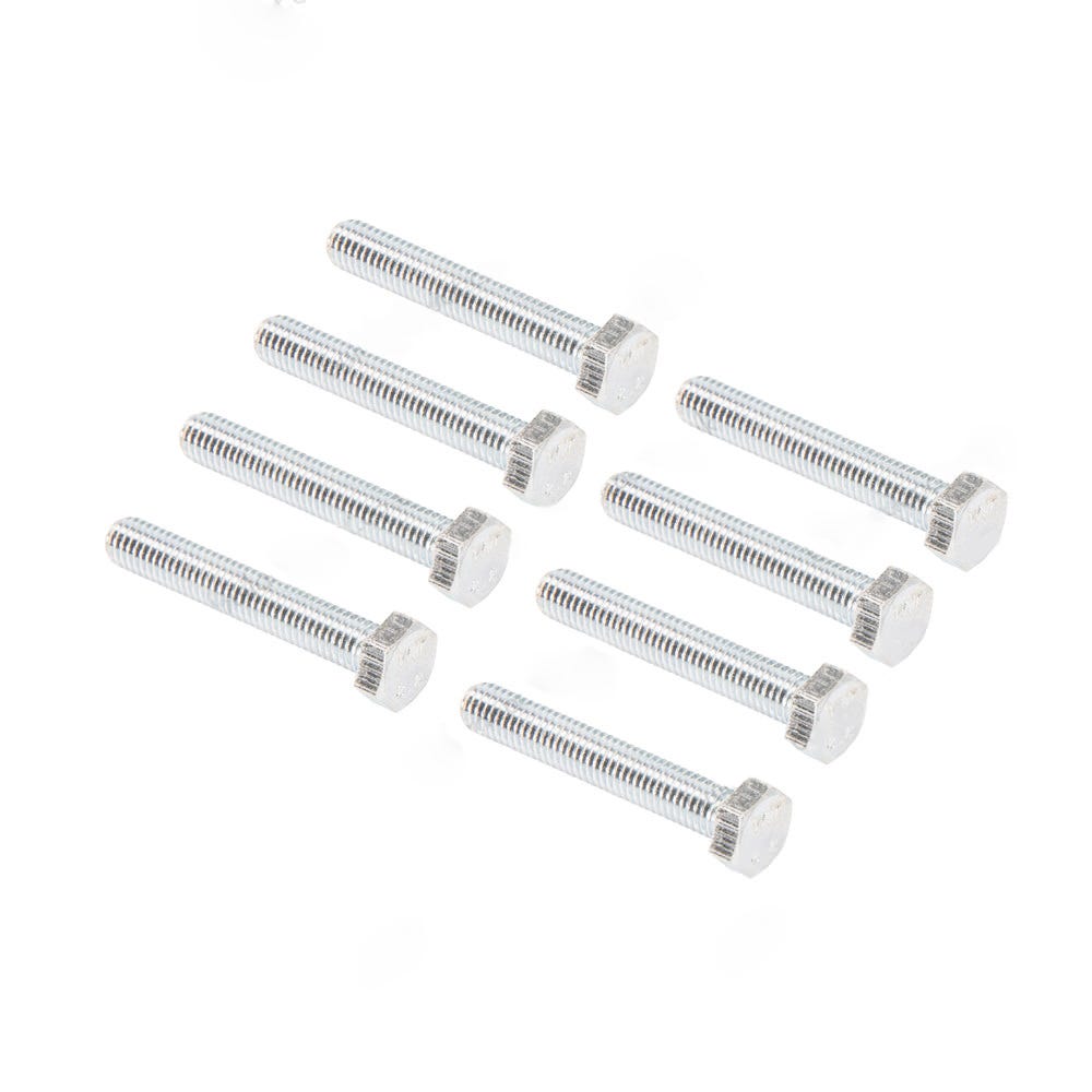 Product image for Speed Pro M8 X 50mm BZP Hexagon Head Set Screws Pack Of 8