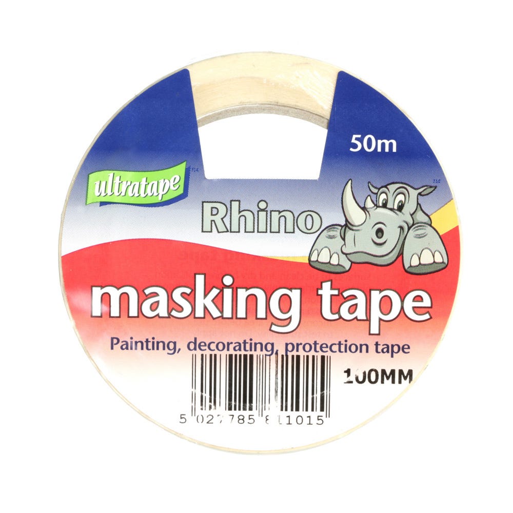 Product image for Ultratape Masking Tape 100mm X 50m