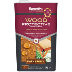 Product image for Barrettine Wood Protective Treatment 5L Dark Brown