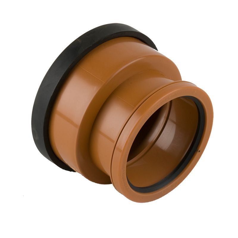 Product image for Underground Pipe Adaptor Superclay Socket To PVC Socket 110mm