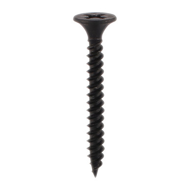 Product image for Timco 3.5 x 25mm Fine Drywall Screws Black PH2 Box of 200