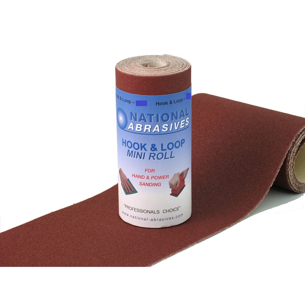 Product image for Abrasive Hook & Loop 2.5m Roll P60