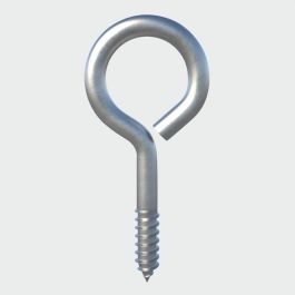 Product image for Timco 10G x 45 Screw Eyes BZP Bag of 5