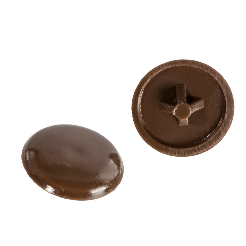 Product image for Speed Pro Pozi Screw Cover Brown Pack Of 50