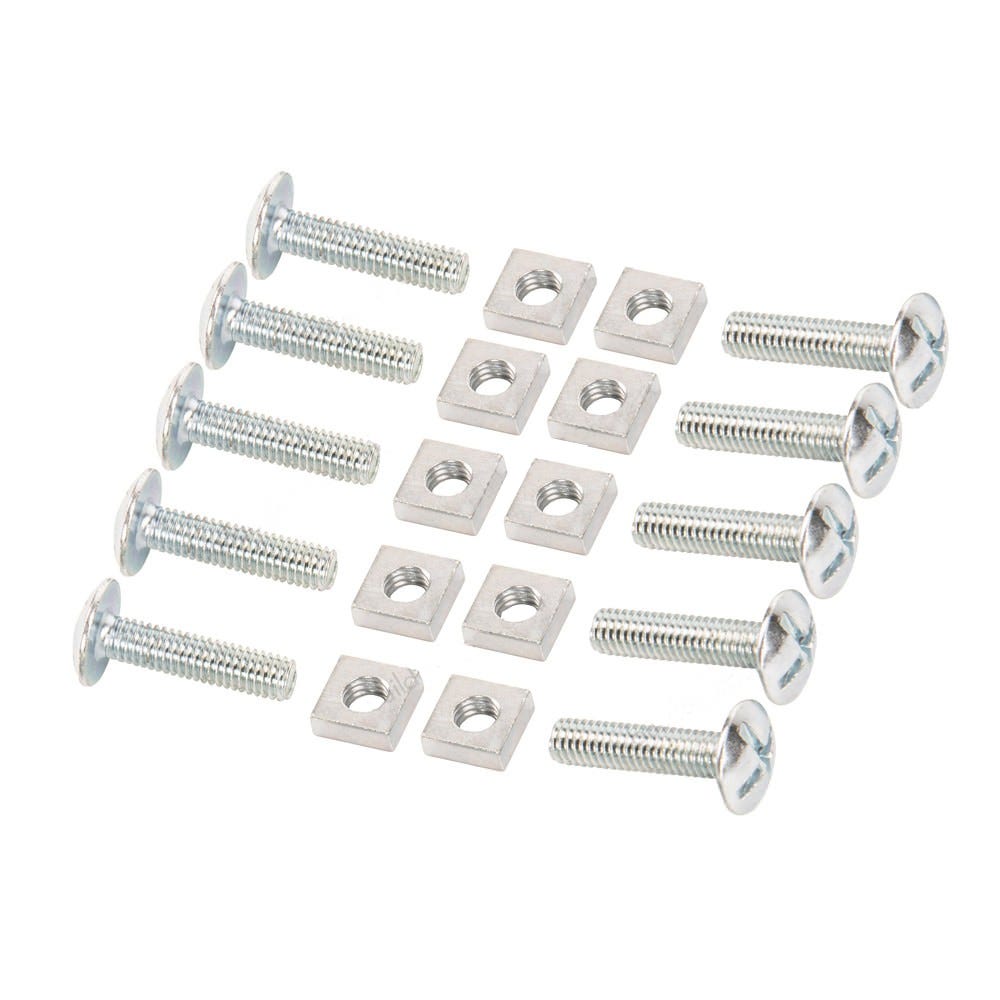 Product image for Speed Pro M6 X 25mm Bright Zinc Plated Roofing Bolt & Nuts Pack Of 50