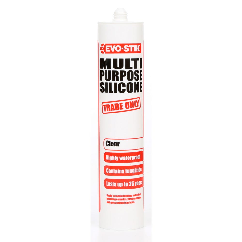 Product image for Evo-stik Multi Purpose Silicone Clear 280ml
