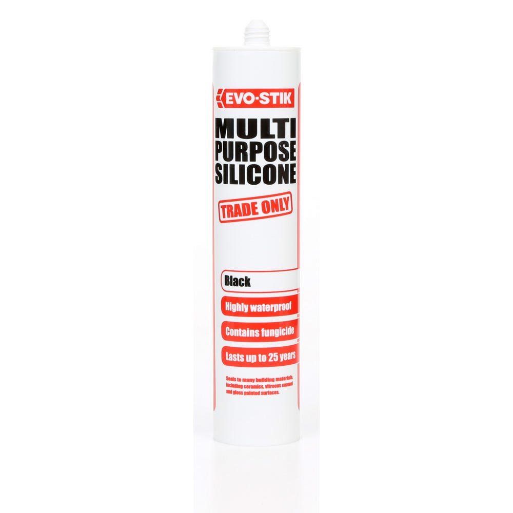 Product image for Evo-stik Multi Purpose Silicone Black 280ml