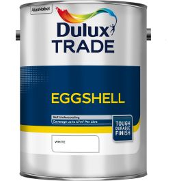 Product image for Dulux Trade 5Ltr Eggshell White