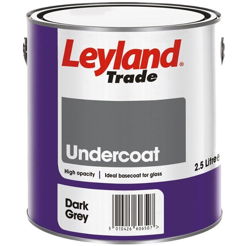 Product image for Leyland Trade 2.5Ltr Undercoat Dark Grey