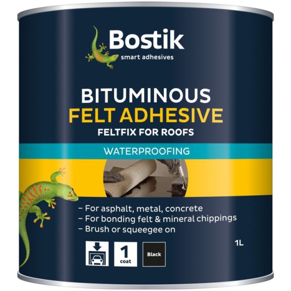 Product image for Bostik Bitumen Roofing Felt Adhesive 2.5L