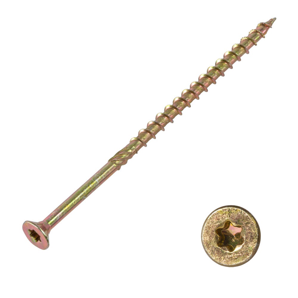 Product image for Speed Pro S5 6.0 X 80mm High Performance Torx Head Woodscrew Box Of 100