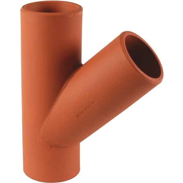 Product image for Hepworth Supersleve 45° Oblique Junction Plain Ended 150x150mm