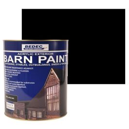 Product image for Bedec Barn Paint Matt Black 2.5L
