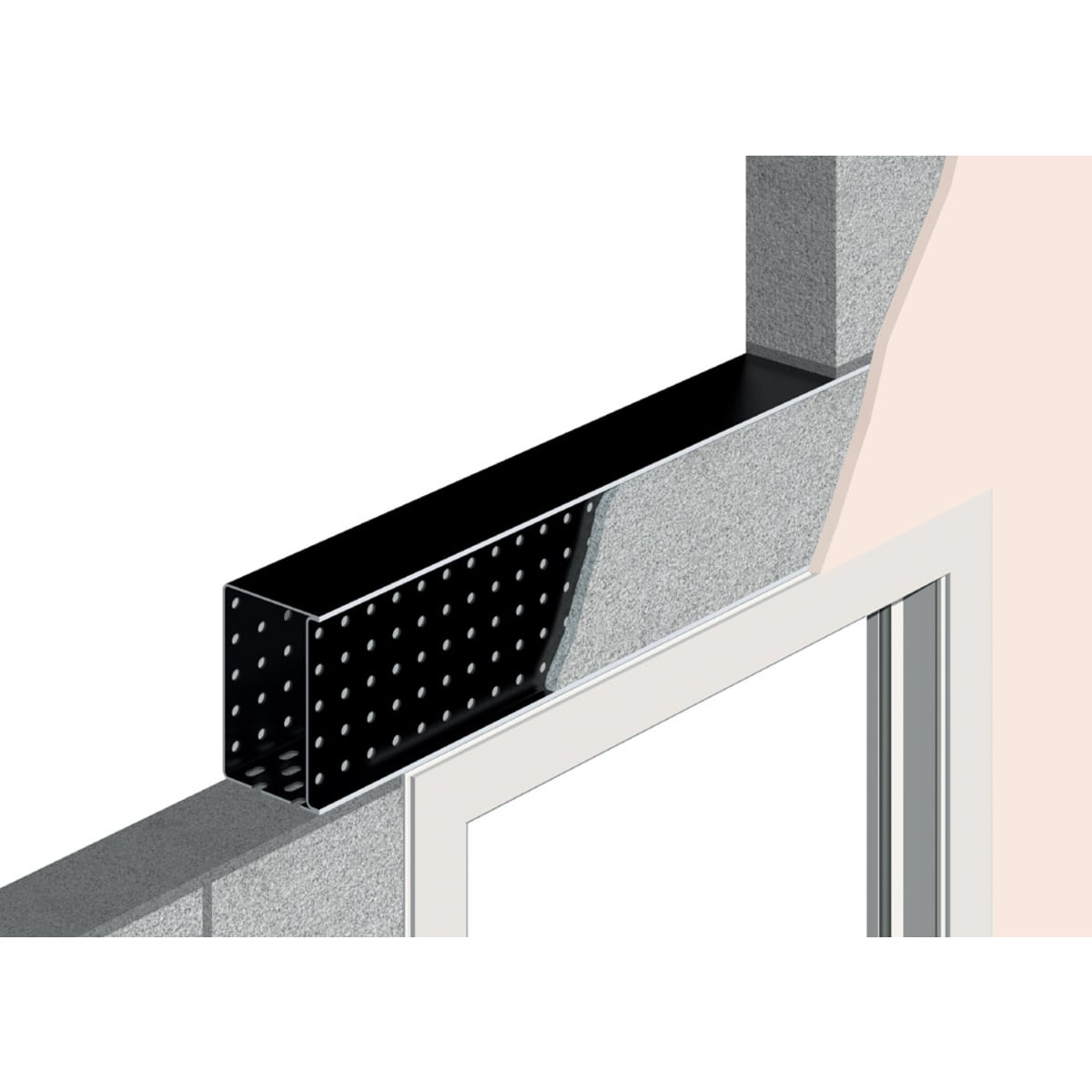 Product image for Catnic 100 Wide Box Heavy Duty Lintel 1500 X 143 X 100mm Galvanised