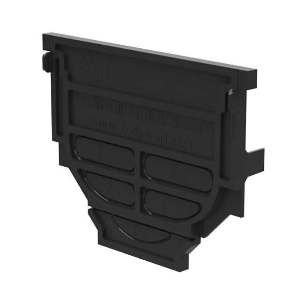 Product image for ACO Hexdrain Closing End Cap 125mm Black